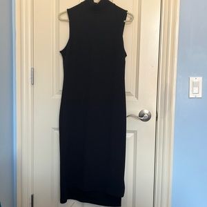 High neck sleeveless dress